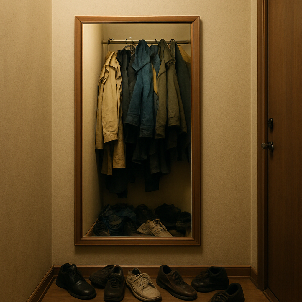 Зеркало отражает то, что рядом