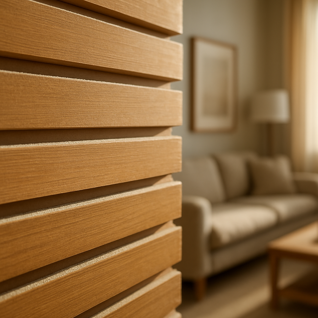 Пыль на верхних гранях реек