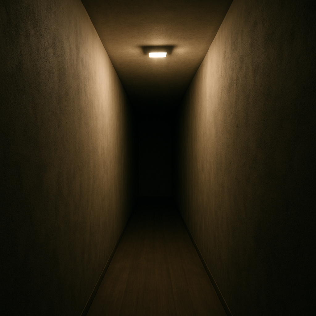 Узкий коридор до отделки