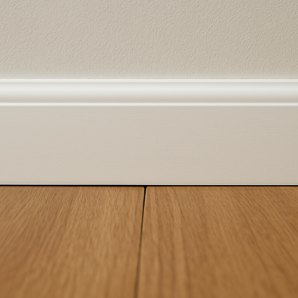 Зазор у плинтуса вдоль стены