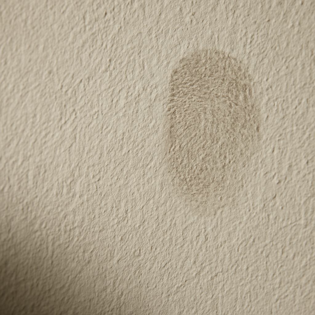 Как боковой свет выявляет следы на матовой стене