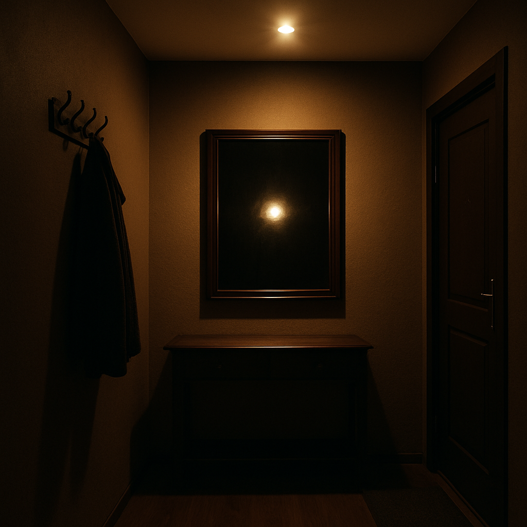 Вечерний свет меняет зеркало